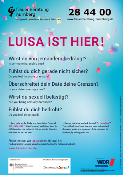 PDF-Plakat: LUISA IST HIER!